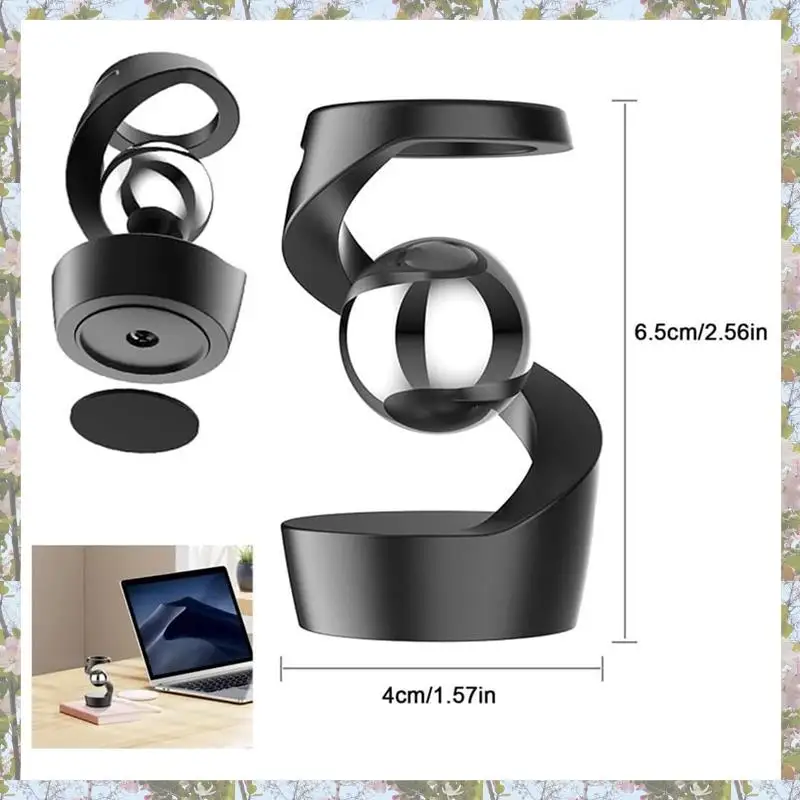 T84C-Desktop Hangende Gyroscoop, Zwaartekracht Tartend Kinetisch Bureau, Stress Relief Kinetische Sculptuur Aluminium Roterende Gyro