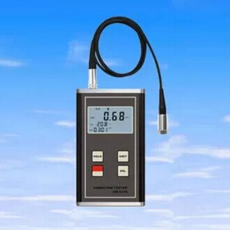 Genuine Lantai Vibrometer VM-6370 simultaneously displays displacement, velocity, acceleration seismometer