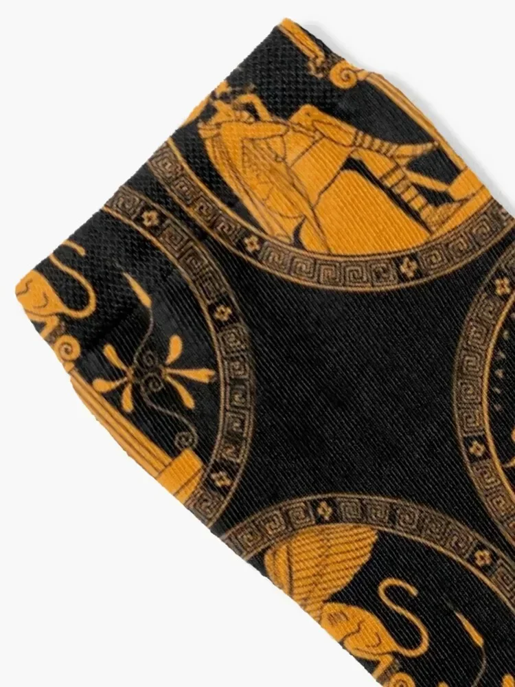 Oedipus and the Sphinx Attic redfigure Socks essential ankle Men's Socks Luxury Women's