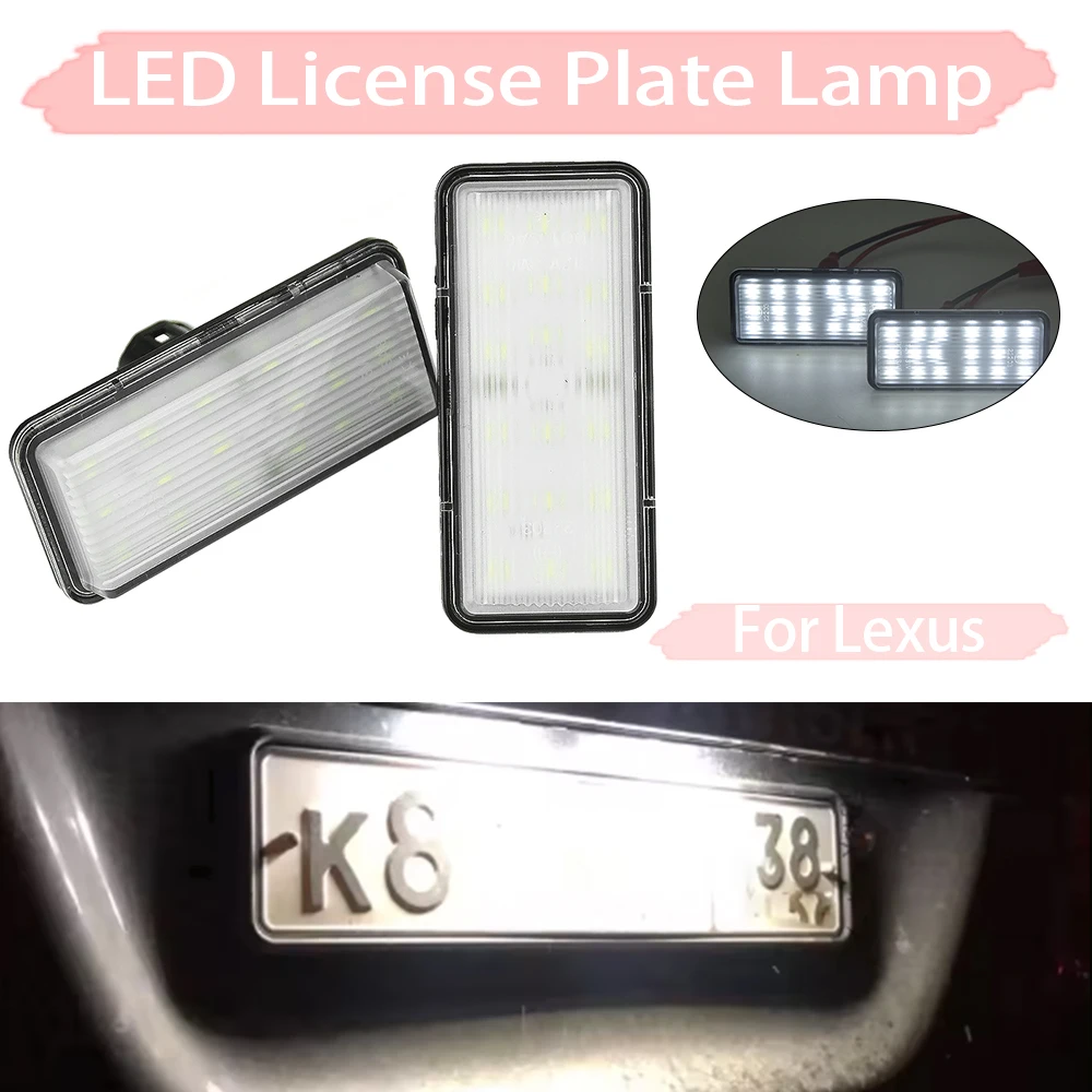 

Car LED License Plate Number Light Work License Plate Number Light for Lexus LX470 (UZJ100) License Plate Light