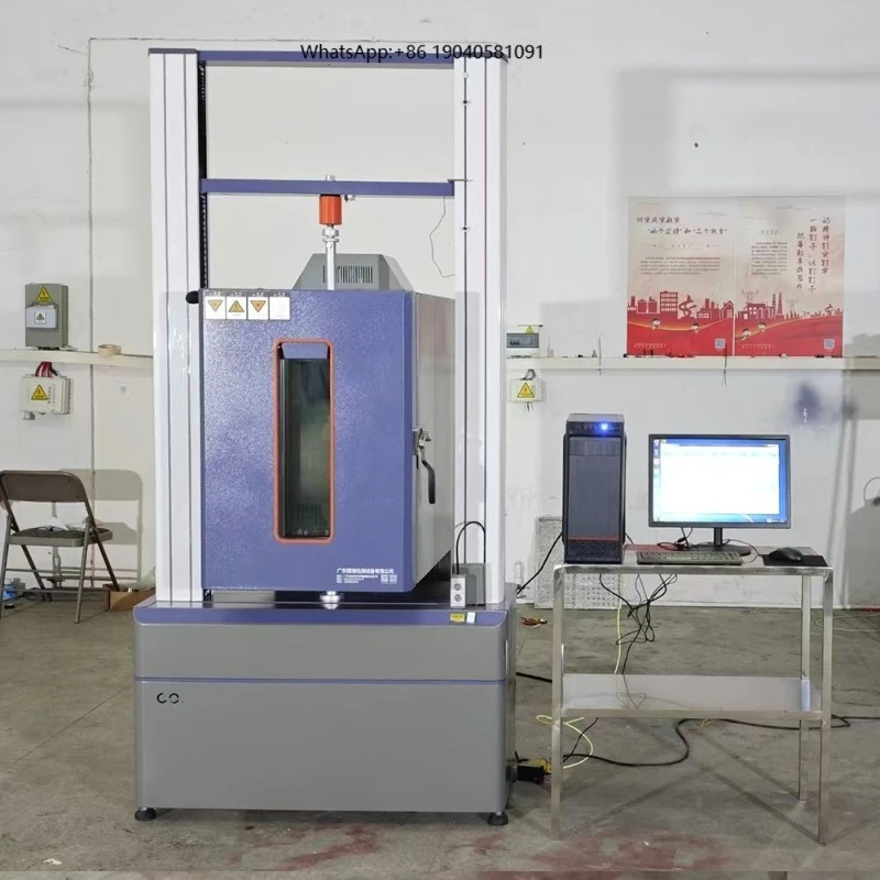 High Low Temperature Tensile Testing Machine With Environmental Chamber Universal Test Equipment for Metal Materials
