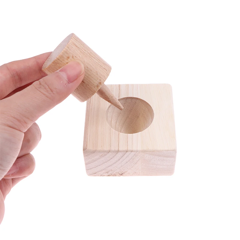 New DIY Moxibustion Tower Wooden Mould Pure Wormwood Moxa Traditional Chinese Medicine Therapy Body Massager Warm Uterus Health