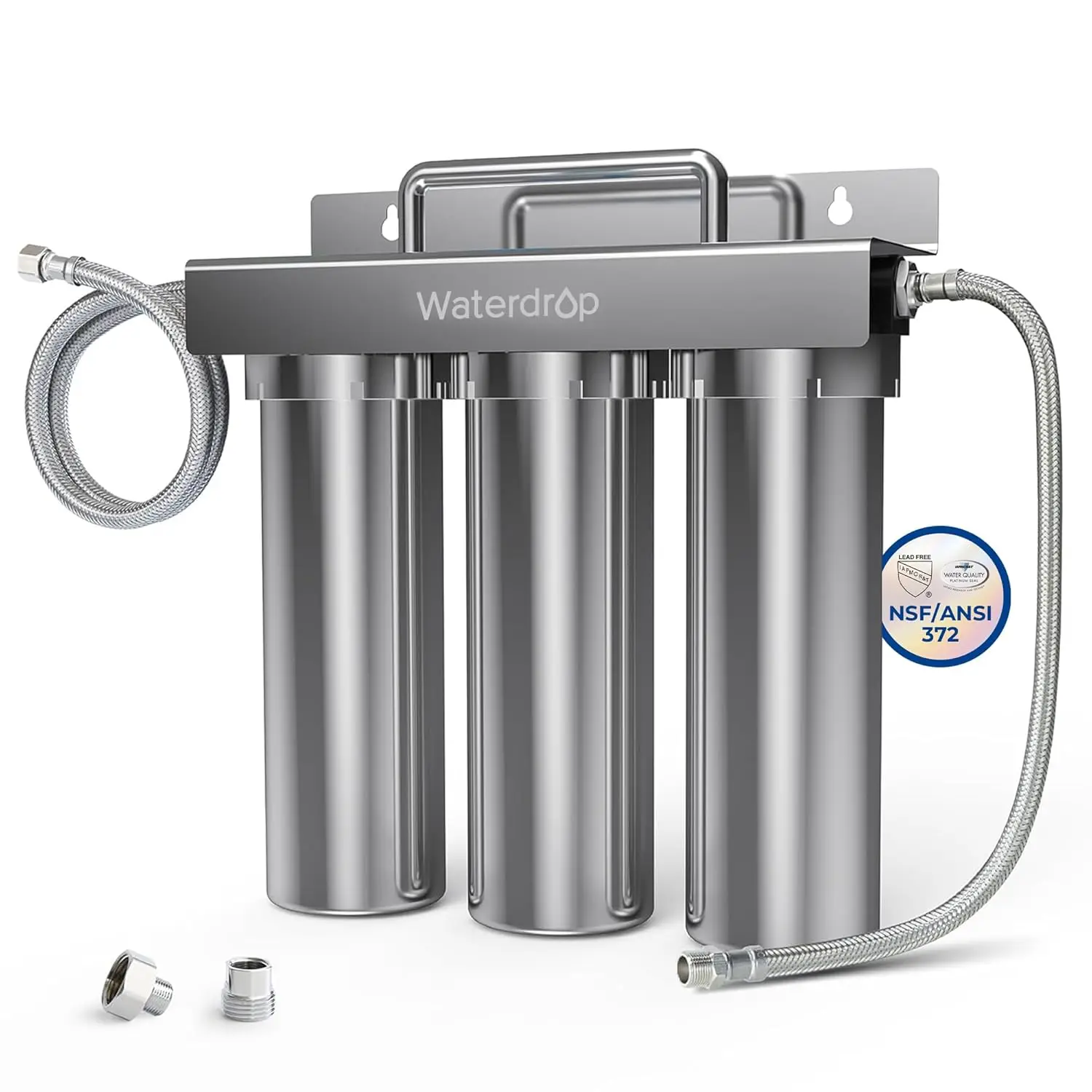 

0.01μm Ultra-Filtration Under Sink Water Filter, Removes 99% of Substances, No Drill, 1.59GPM