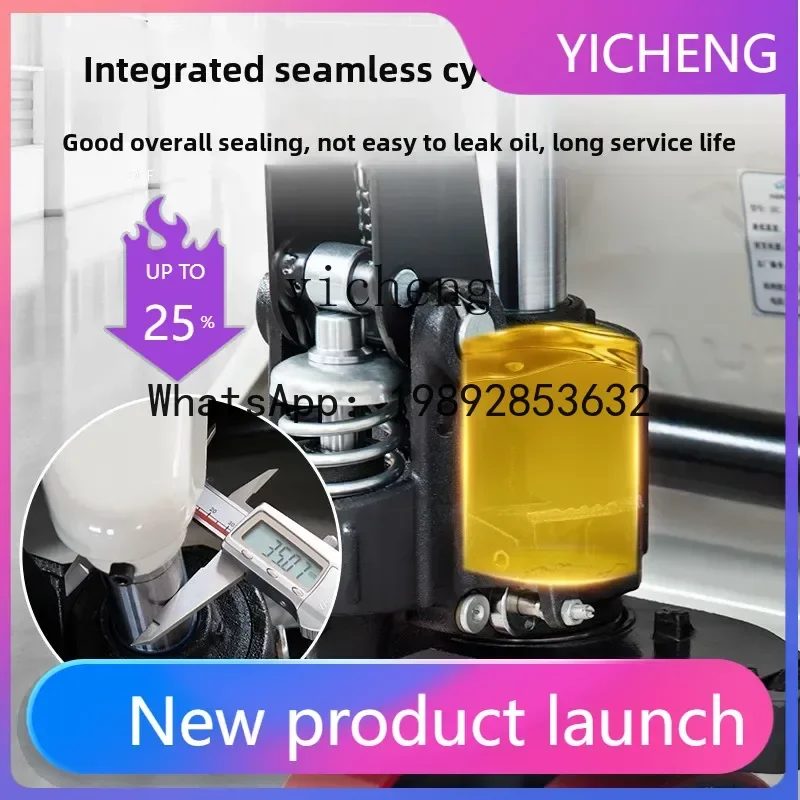 

Manual Forklift Extended Hydraulic Truck Lifting Truck Earth Cattle Pallet Stacking and Unloading Truck 2.5T