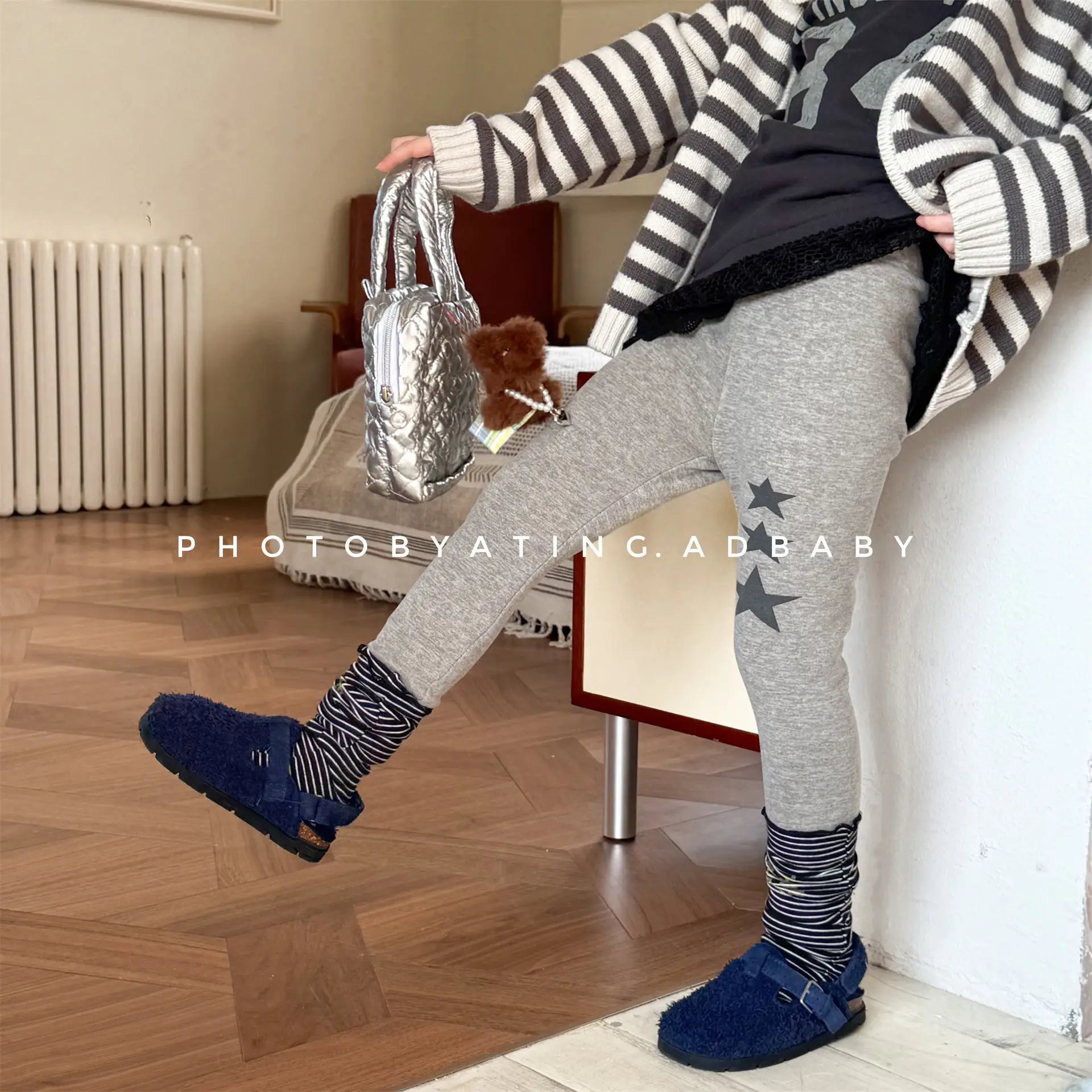 

2025 Winter New Children Leggings Plus Velvet Thick Girls Fleece Elastic Pants Cotton Baby Casual Pants Kids Warm Trousers