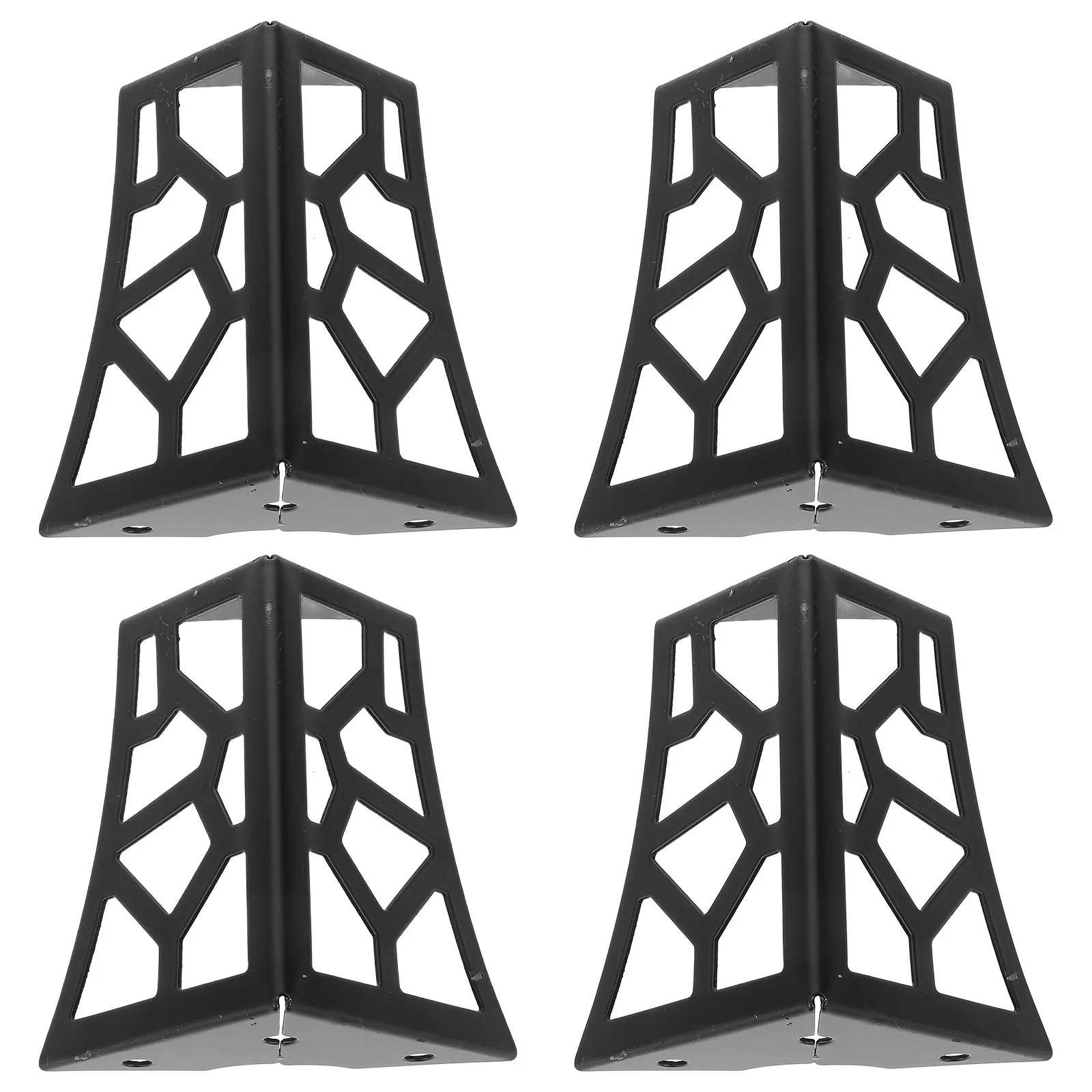 

4Pcs Hollow Pattern Metal Furniture Legs Modern Sofa Couch Table Support Replacement Feet Metal Table Legs Dresser Feet