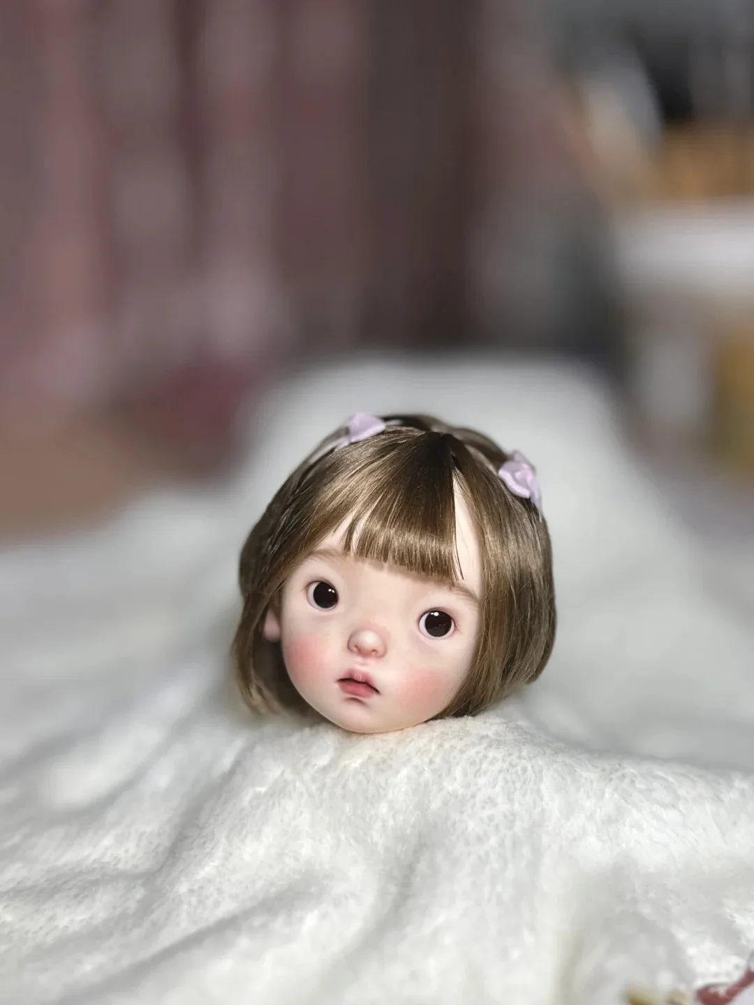 หัวตุ๊กตา BJD รุ่น Amber 1/6 ของเล่นเรซิ่นสาวสวย ของขวัญ แค่หัวเท่านั้น คุณภาพสูง ของสะสม