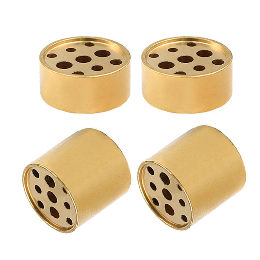 

4Pcs Copper Multi-Hole Incense Holders 9-Hole Incense Stick Bases Smooth Polished Decor for Meditation Study Yoga