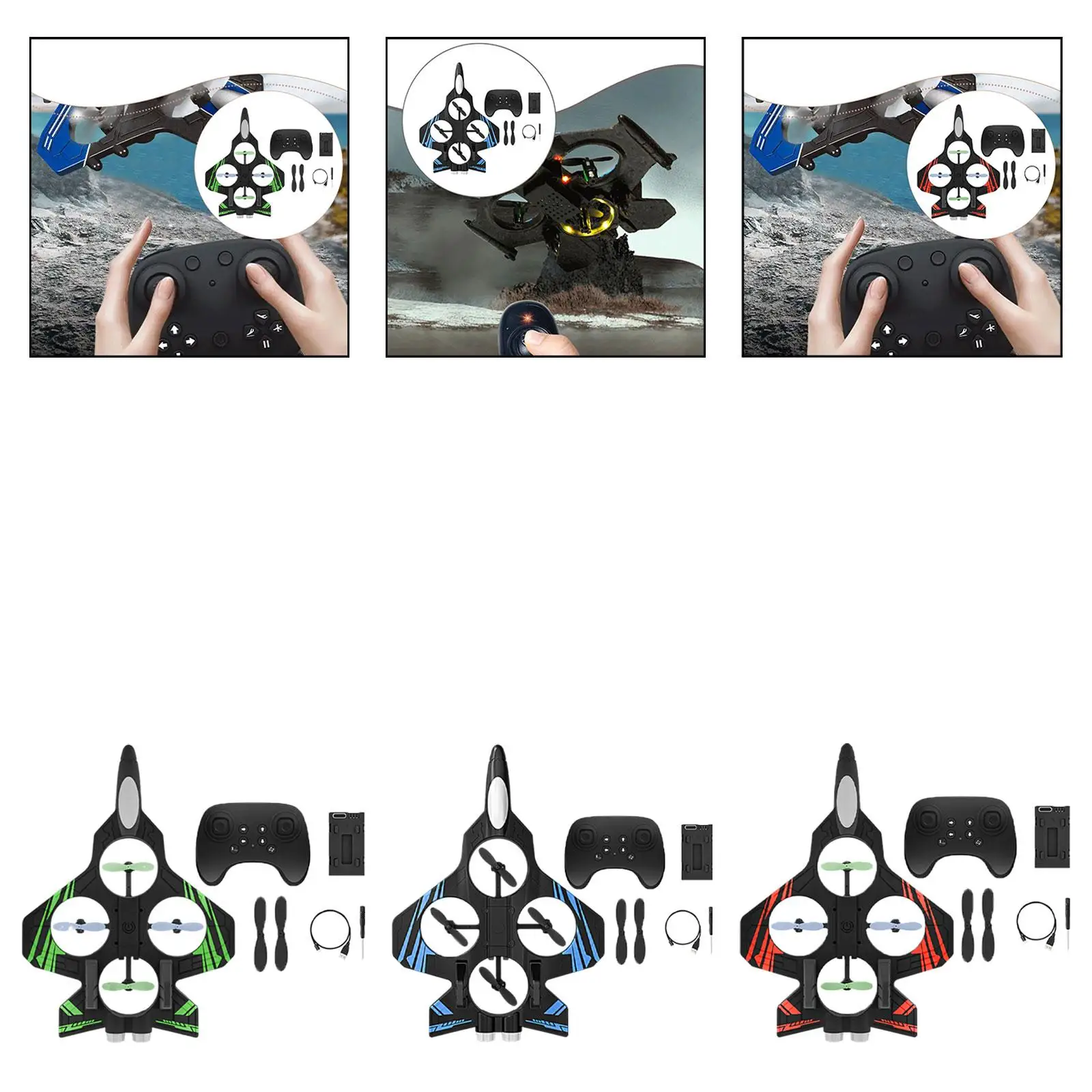 لعبة مقاتلة هدية طائرة رغوية RC للأعمار من 14 سنوات فما فوق للأولاد والأطفال والكبار #3