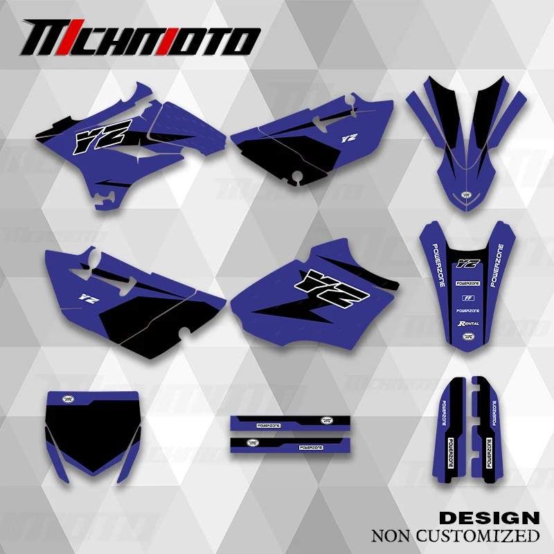 

MCHMFG новый стиль графические наклейки комплект наклеек для YAMAHA YZ YZ85 2015 2016 2017 2018 2019 2020 2021