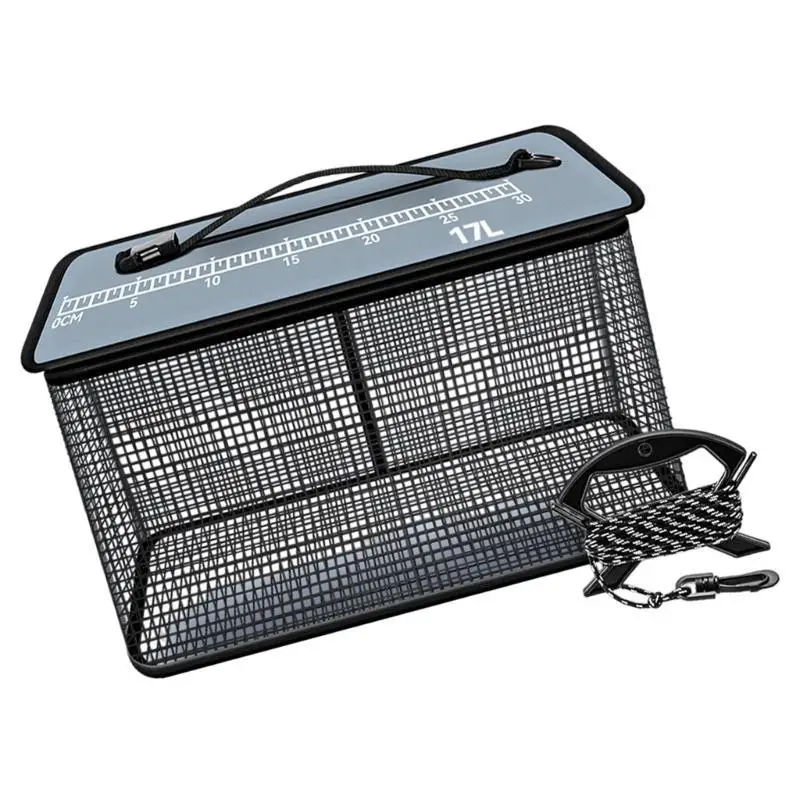 cesta-pesca-flutuante-652f-cesta-dobravel-gaiola-armazenamento-iscas-pesca-secagem-rapida