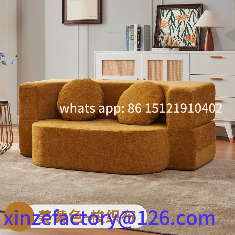 

Customizable compression sofa small apartment folding two-in-one
