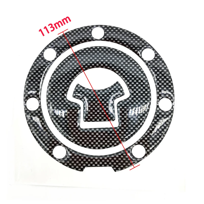 

Universal Carbon Fiber Motorcycle Fuel Gas Oil Cap Sticker Tank Pad Tankpad Protector Sticker For Honda Suzuki