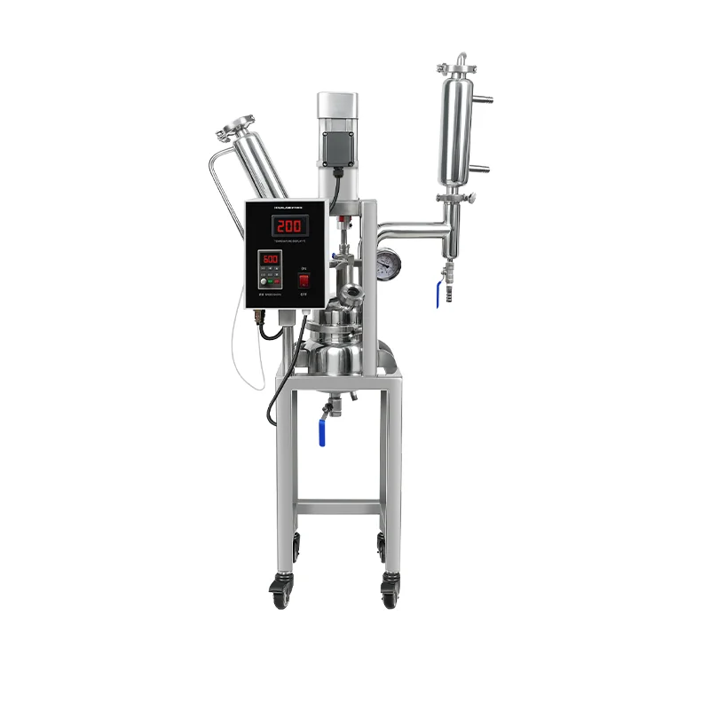 YJQ Double Layer Stainless Steel Reactor Laboratory High Temperature Vacuum Decompression Distillation Jacketed Reactor