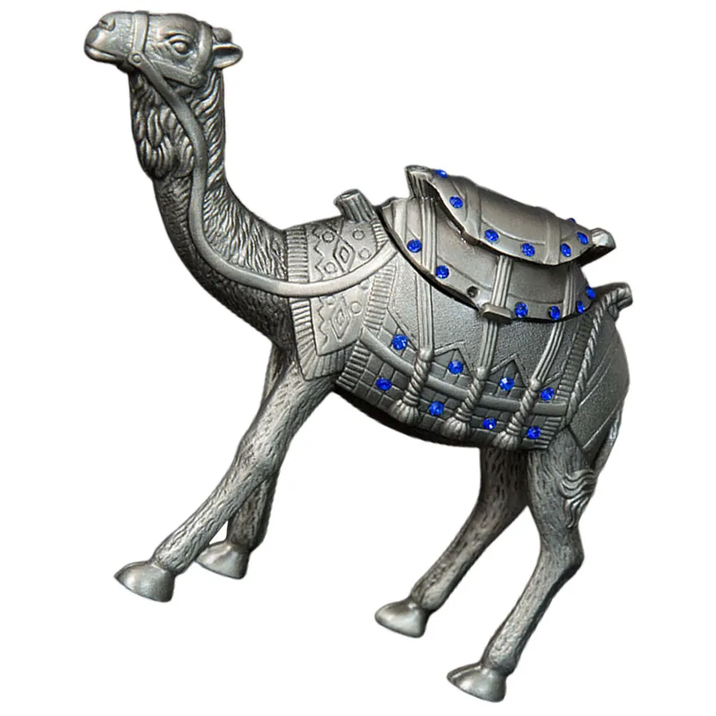 Jewelry Organizer Camel Shape Ring Holder Durable Tin Alloy Jewelry Tray Multi-Function Display for Home Vanity