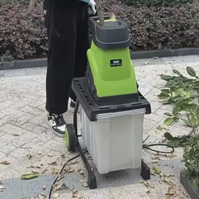 

Электрический измельчитель древесины и листьев, многофункциональный шредер для веток, дробилка для древесины