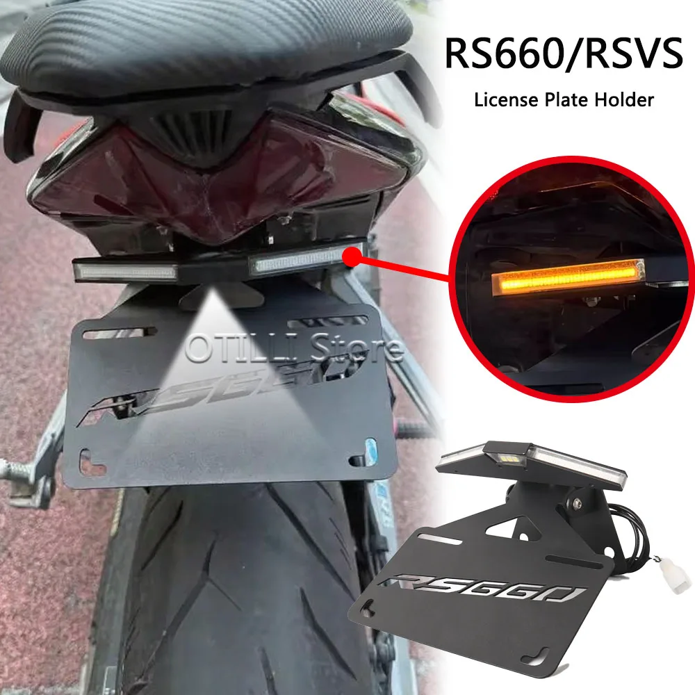

Registration Motorcycle License Plate Holder Frame Fender Eliminator Fit For Aprilia RS660 Tuono 660 RSV4 FACTORY 2021-2024 202