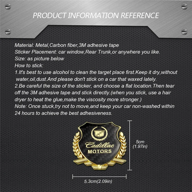 Arbon Fiber Badge F…