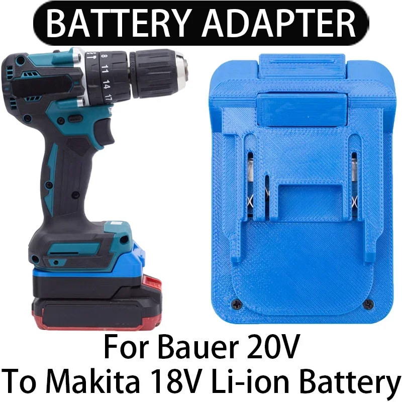 

Adapter/Converter for Makita 18V Li-Ion Tools Converts To Bauer 20V Li-Ion Battery Adapter Power Tool Accessories