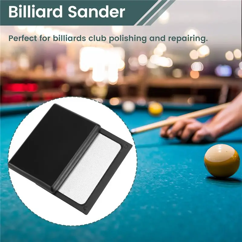 AEB0-New Upgrade Billiard Pool Cue Tip Sander Snooker Stick Burnisher Shaper File Polished Repair Billiard Accessories