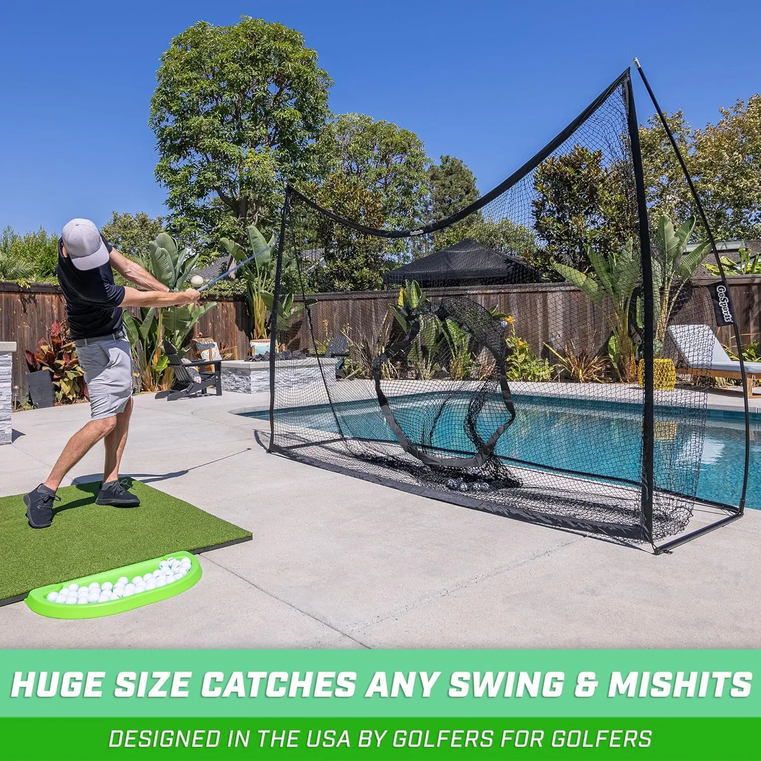 Nets - Personal Driving Range for Indoor or Outdoor Use - Designed by Golfers for Golfers