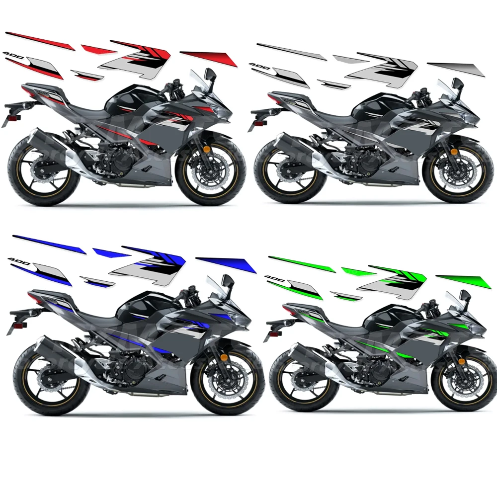 For Kawasaki NINJA400 Ninja 400 2018-2022 2018 2019 2020 2022 2023 Ninja Motorcycle Fairing Sticker Full Car Sticker Kit