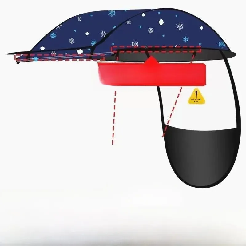 電気自動車用雨よけサンシェードカバー、別売りのルーフトップ防水フード、電気自動車カバー、輸送車両アクセサリー
