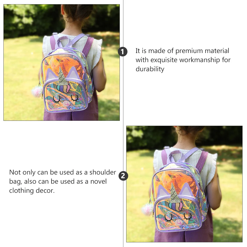 

Милый детский рюкзак с мультяшным дизайном для девочек, школьный ранец с единорогом, вместительный рюкзак для детского сада, модный подарок