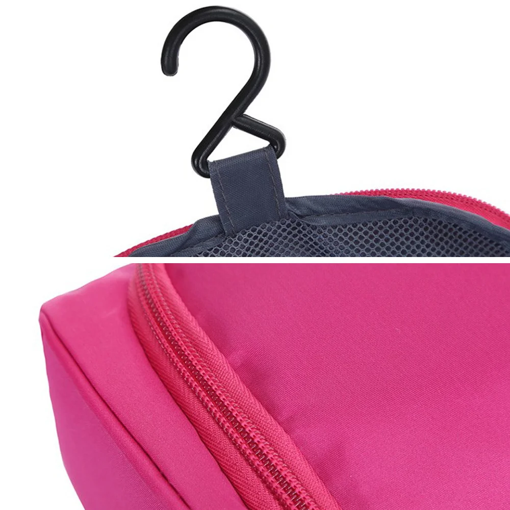 Personalized Customization Name Portable Travel Wash Bag Durable Large Capacity Hanging Waterproof Wash Bag