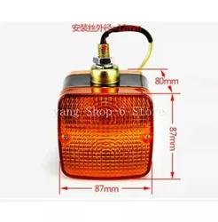 포크 리프트 경고 양면 방향 지시등, 브레이크 프론트 헤드 라이트, 12V, 신제품