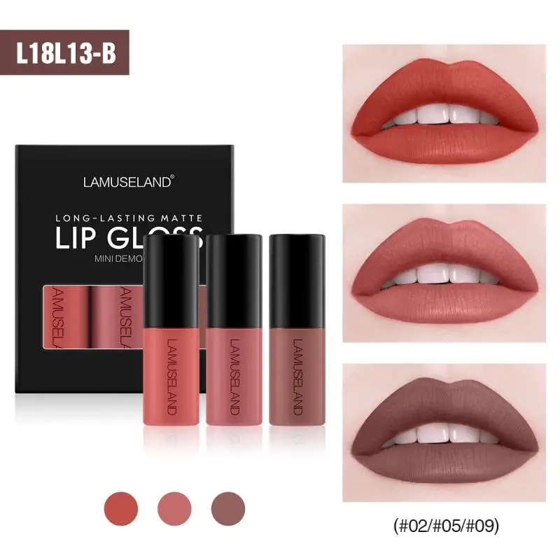 Glatte Anwendung, Lippenstift-Make-up, langanhaltendes Lippen-Make-up für Damen, beliebter mattierter Lippenstift, lebendige Lippentöne, unverzichtbar in 12 Farben