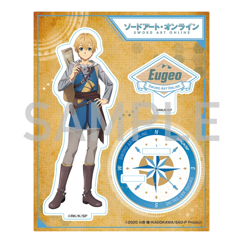 Anime Sword Art Online Quest Ver Kirito Asuna Acrylic Stand Model Plate Keychains Desktop Ornament Exquisite Products