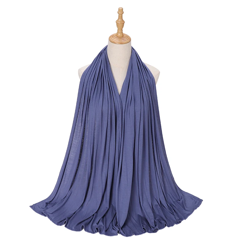 Zweiteiliges Muslimisches Perfekt Passendes Jersey-Hijab-Set mit Farblich Abgestimmtem Jersey-Hijab und Unterkopftuch – Detail 9