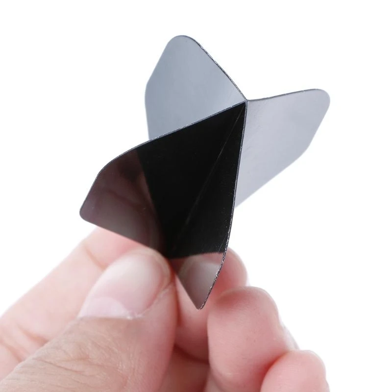 Q39E 30 Pcs High Quality Simple Black PET Flights