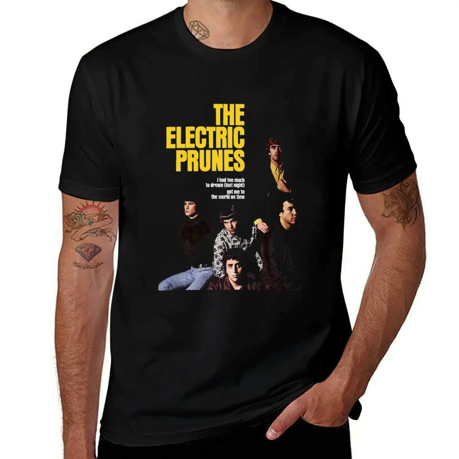

The Electric Prunes fan art T-Shirt t shirt men 100% cotton luxury brand man graphic t shirt t shirt man casual T-Shirt