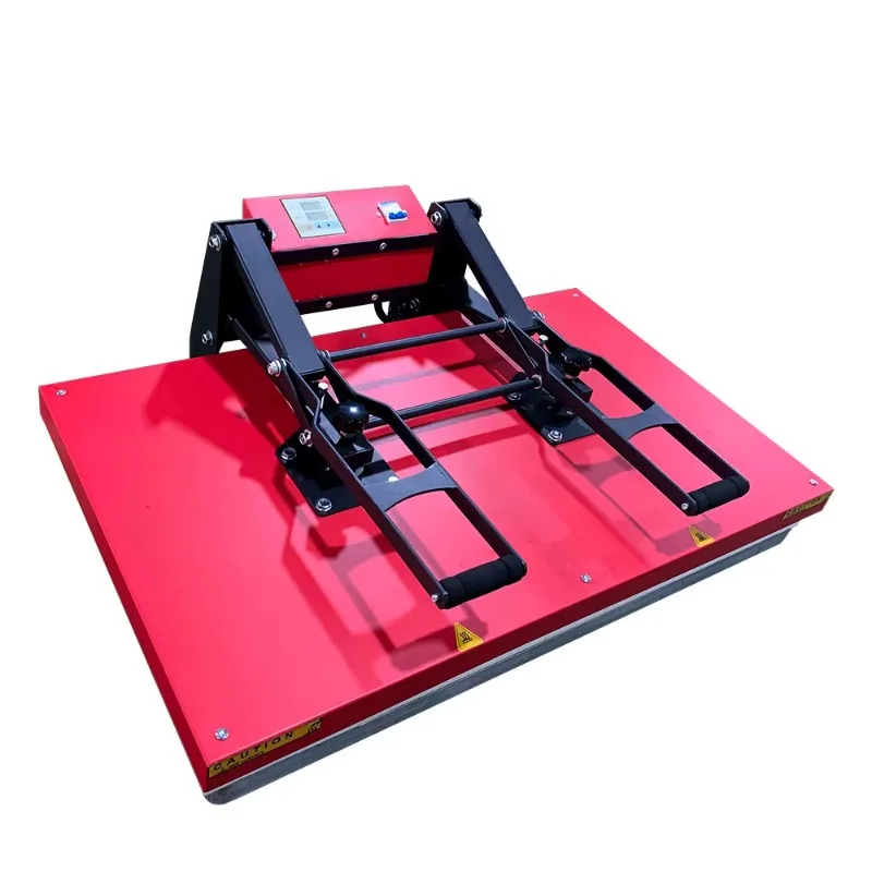Big 60*80cm T-shirt Manual Printing Press Heat Transfer Heat Press Machines for T-shirt Clothes