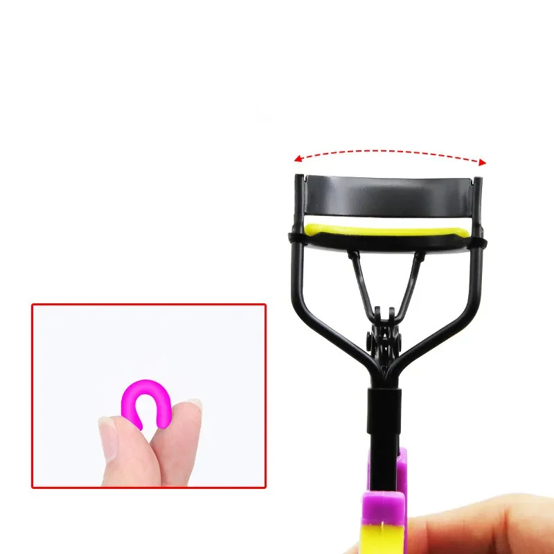 Two-color Curling Eyelash Curler False Eyelash Aids Women\'s Portable Beauty Tools Makeup Tool