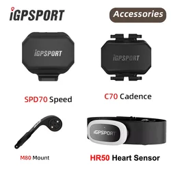 IGPSPORT IGS Speed Sensor Cadence Sensor HR50 Heart Sensor S80 SPD70 CAD70 Computer Sensor Holder Mount Bike Accessories