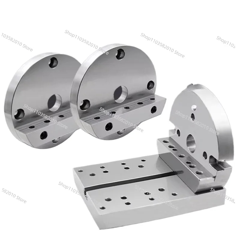 4-Axis Unilateral Bridge Plate, CNC Router L-Block & Bridge Plate Set for 4th Axis Rotary Mounting