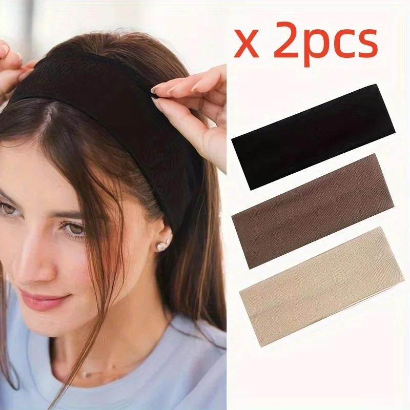 2pcs Fashion Sports Headbands for Women High Elastic Hair Bands Running Fitness Yoga Hair Bands Stretch Makeup Hair Accessorie