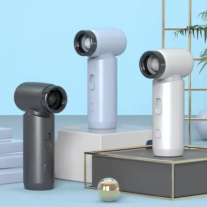 

USB высокоскоростной портативный портативный вентилятор с питанием, дорожный вентилятор, регулируемый турбо-насторонняя турбина, мини-высокоскоростной персональный охлаждающий вентилятор