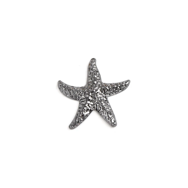 Pock point single hole arc starfish fai da te trend orecchino collana braccialetto ciondolo accessori gioielli in ottone