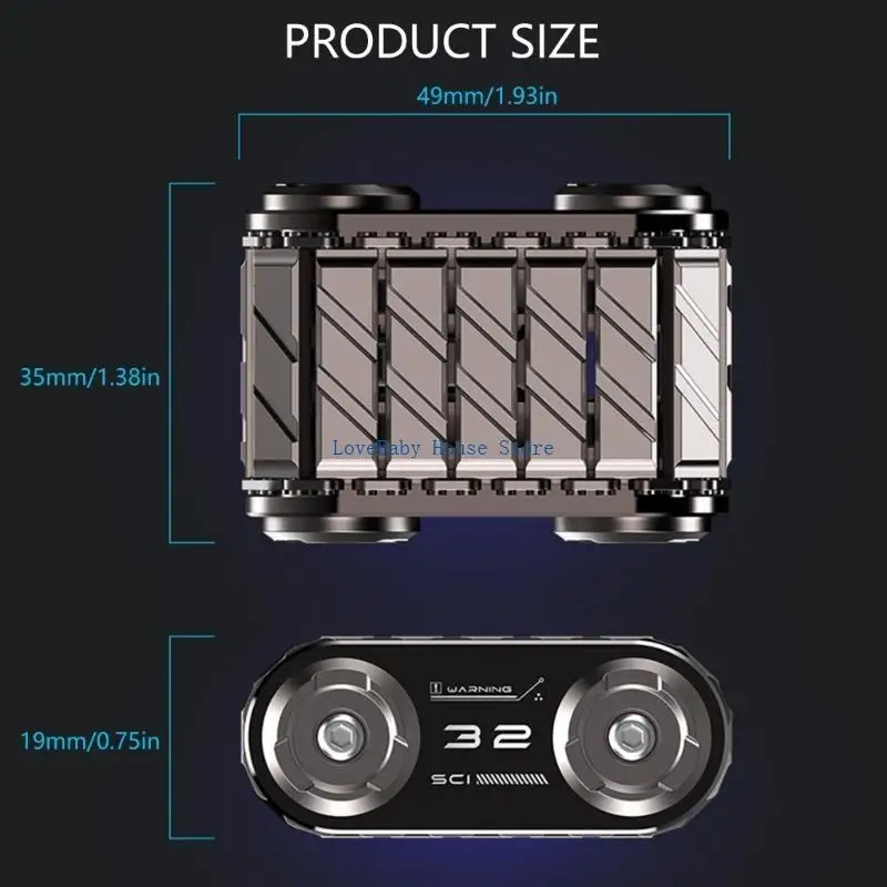 BX0D ความเครียดที่มีสไตล์ของเล่นพกพาแบบพกพาเฟืองพร็อคเก็ตอุปกรณ์สำหรับเด็กของเล่นประสาทสัมผัส