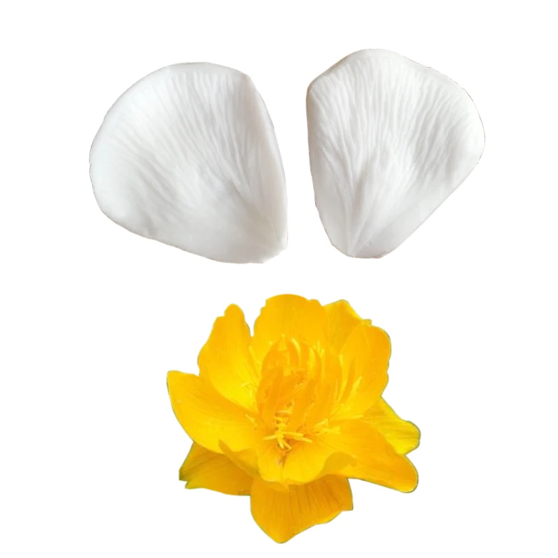 Kinds Leaf Flower Petals Embossed Chocolate Fondant Clay Molds Silicone Form Kitchen Baking Moulds Cake Decorating Tools M2182