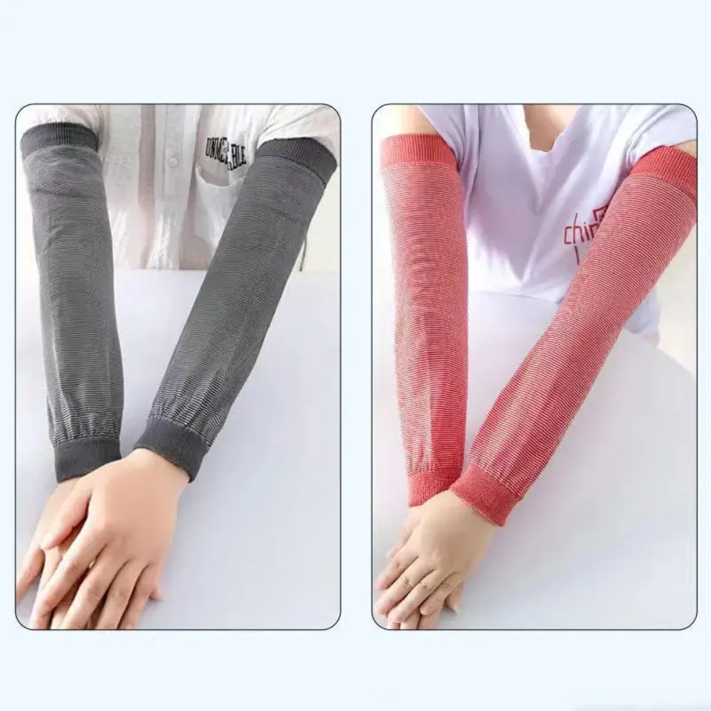Summer Sports Sunscreen Sleeves Cooling UV Protection Arm Covers Used For Running Fishing Cycling And Basketball