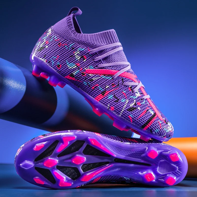 

Football shoes for men and women, AG/FG long nail artificial turf competition, student outdoor sports training shoes