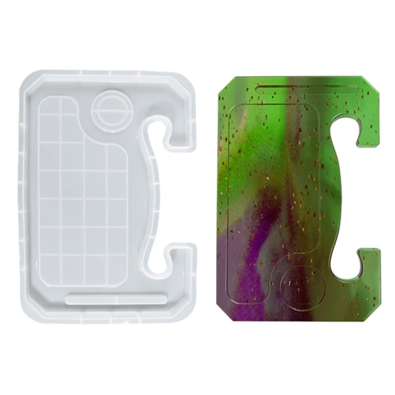 Car Steering Wheel Tray Mold Car Desk Resin Silicone Mold for Easting Laptop