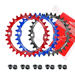 104BCD Narrow Wide Chainring,Round Oval chain ring MTB Mountain bike bicycle 104BCD 32T 34T 36T 38T crankset Tooth plate Parts