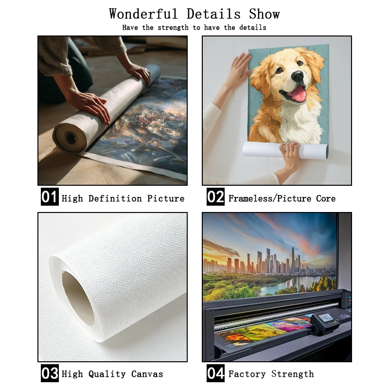 1 Poster Kustom Foto Gaya Komik, 2D Tanpa Bingkai, Desain Gantung Nyaman, Seni Dinding Rumah