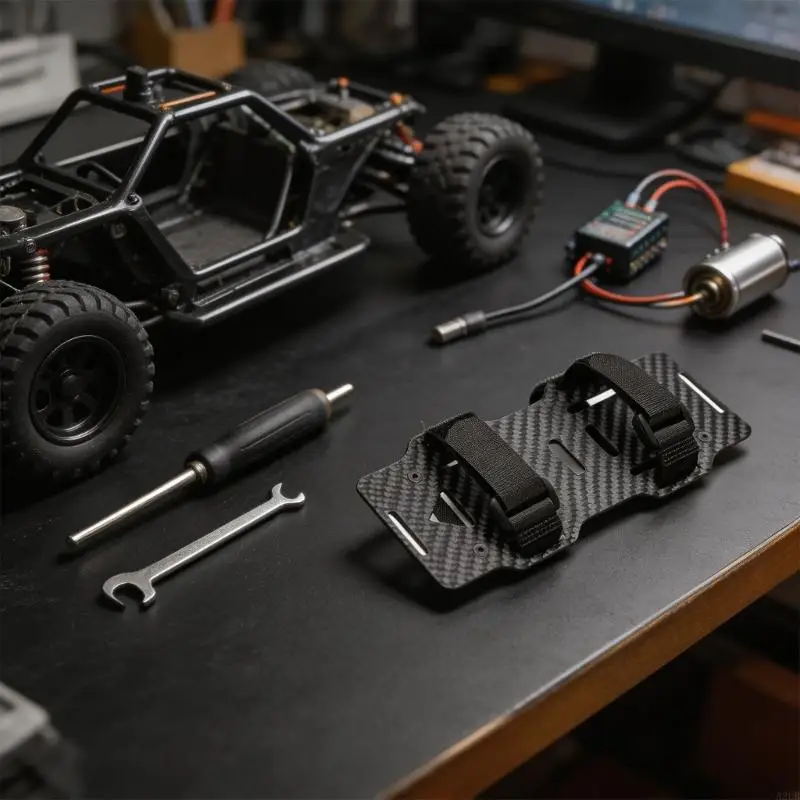 Verbessertes Kohlefaser-Batteriefach, leichtes Design, verbessert die Haltbarkeit und Wärmeableitung, einfach zu verwenden für – Detail 4